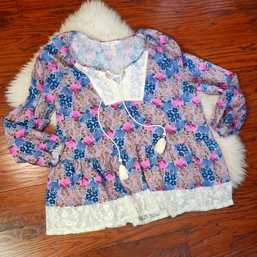 Matilda Jane Sew Perfect Boho Floral Blouse